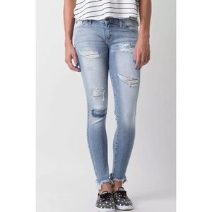 Low Rise Ankle Skinny Jeans